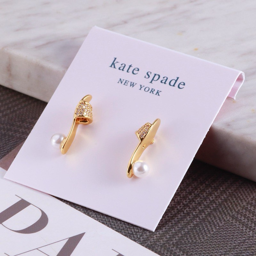 Kate Spade Hit The Town Gold-Tone Slide Sandal Studs